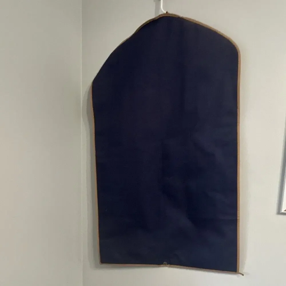University of Kentucky Wildcats vintage Garment Bag Blue Tan Trim Zippered